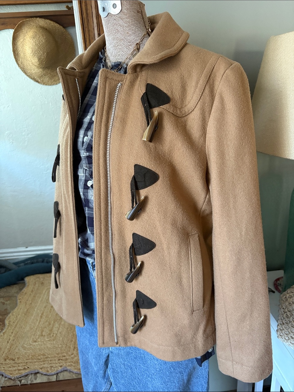 GAP Wool toggle Jacket - Picture 2 of 8